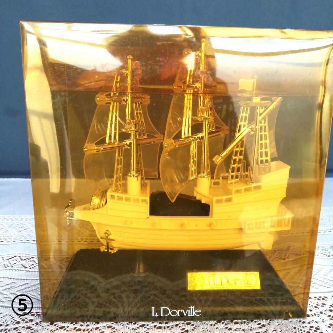 ミニボトル洋酒・ミニチュア 楽器・帆船 × 5