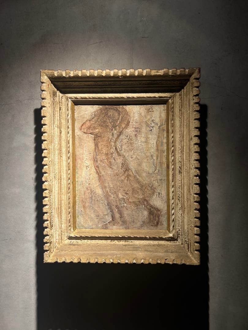 古油彩画　肉筆画　時代物