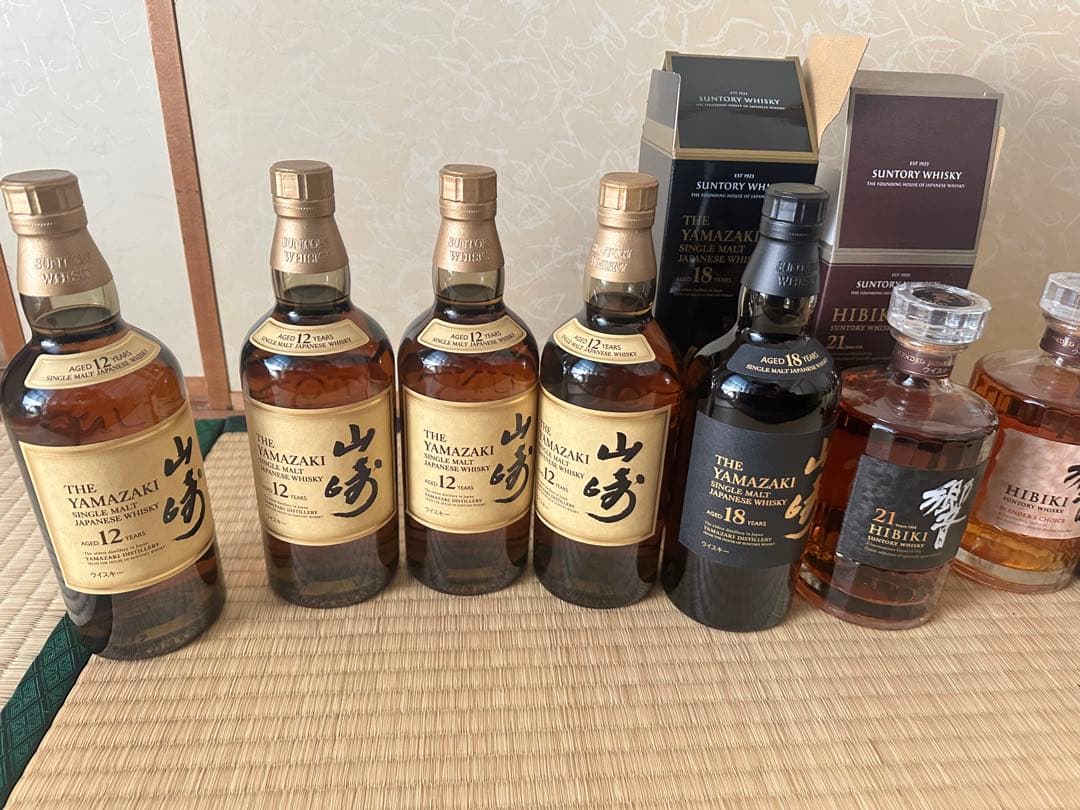 山崎 12年 18年 響 21年 白州 12年 ウイスキーセット