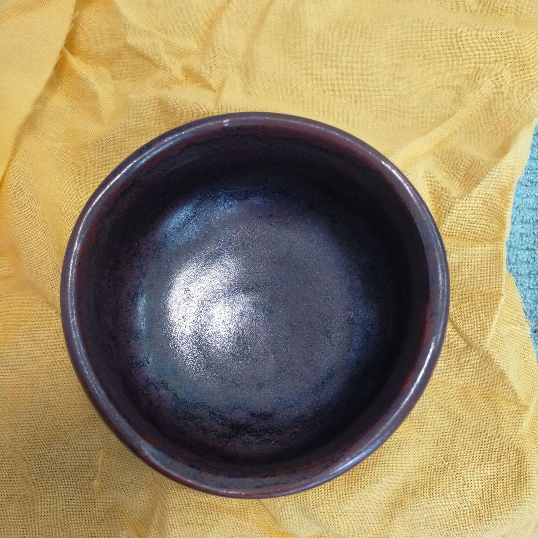 茶道具 瀬戸物 茶碗 加藤春鼎 作　直径12cm　高さ8cm