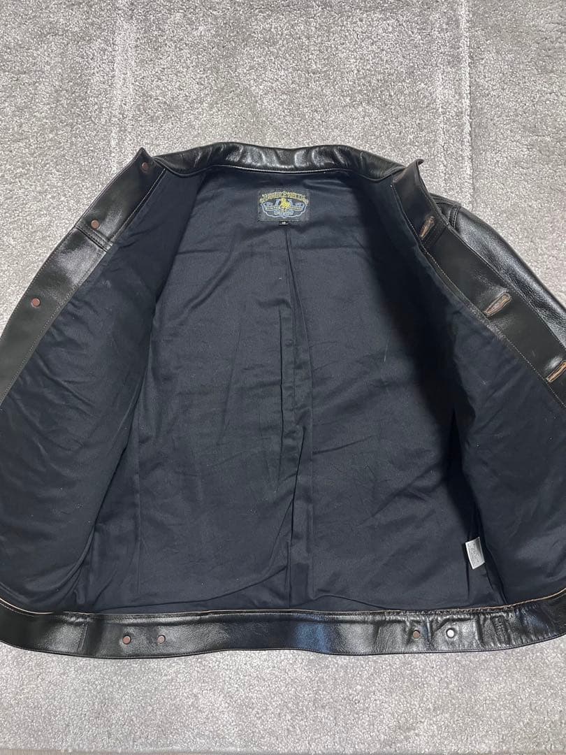 DOUBLE HELIX/ダブルヘリックス/ホースハイドレザー/大きサイズ48