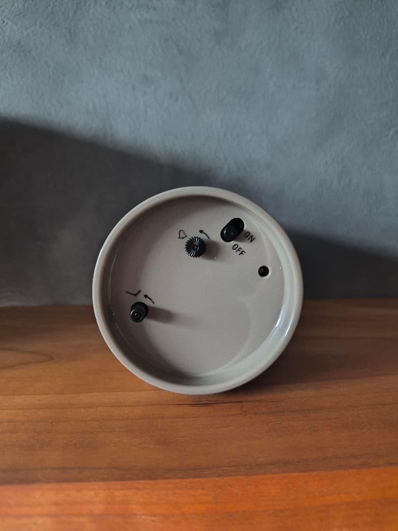 TWEMCO デジタルアラーム時計 AP-28 グレー