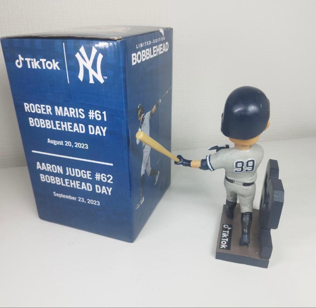 【美品】ヤンキース　アーロン・ジャッジ　ボブルヘッド62本塁打記念　球場配布品