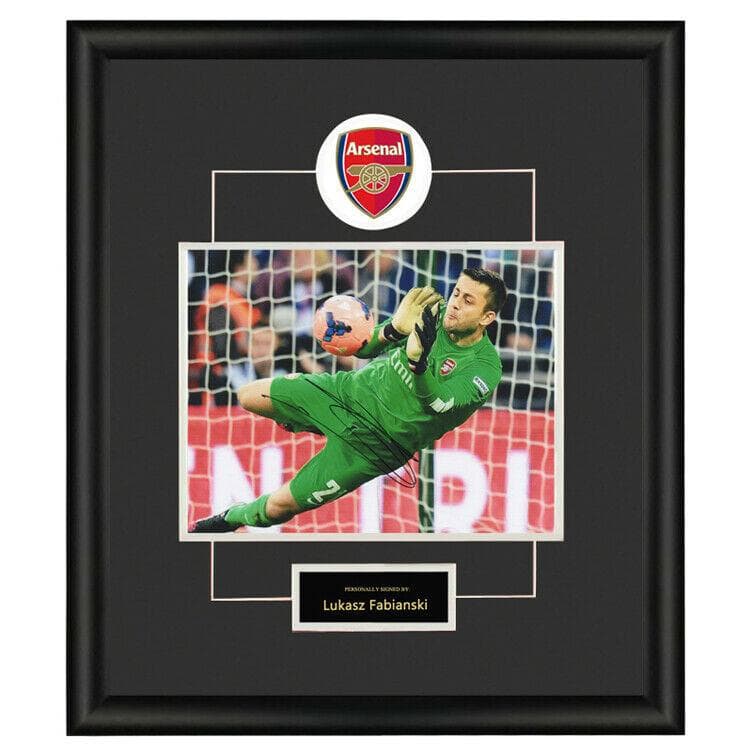 直筆サイン入り写真 ウカシュ・ファビアンスキ アーセナルFC SA鑑定済