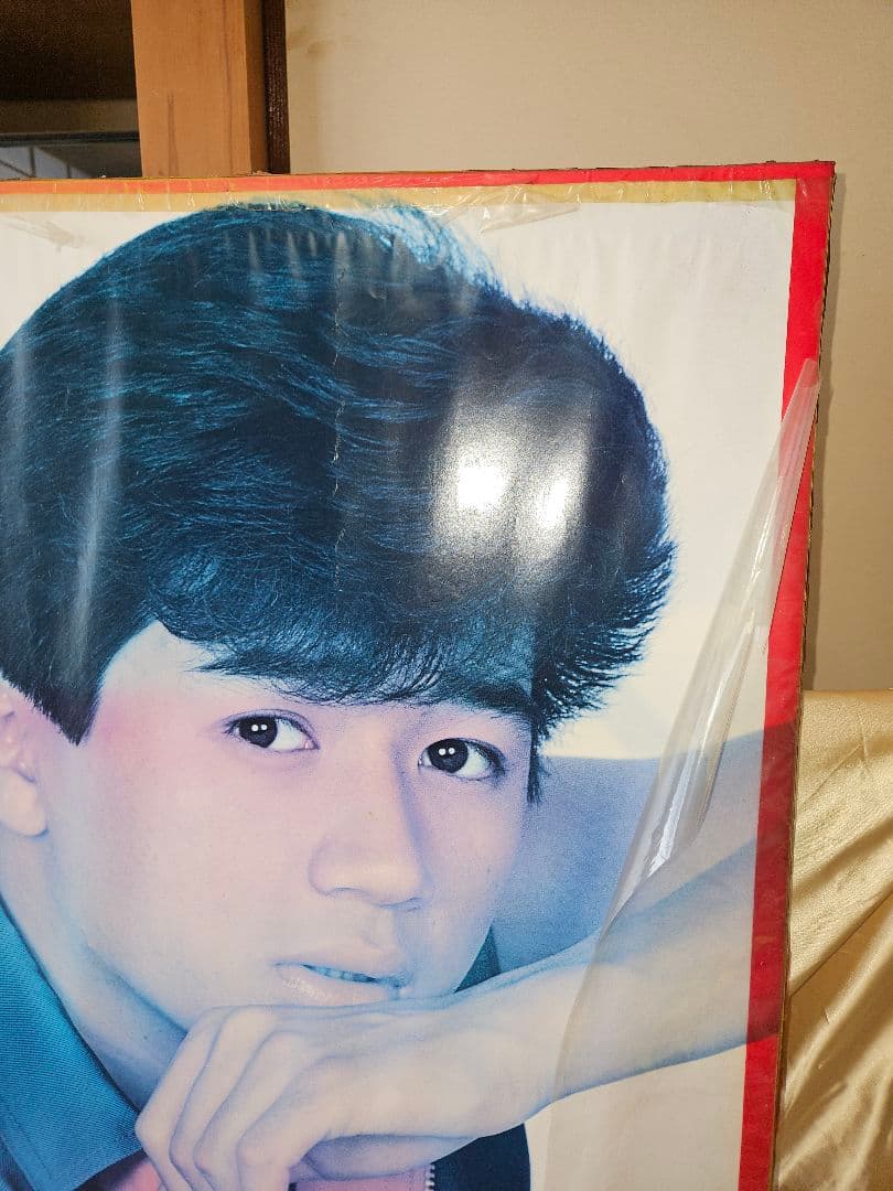 近藤真彦 大判ポスター 83年8月21日　サイン！？