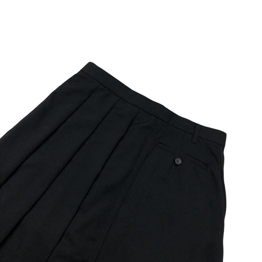 tricot COMME des GARCONS プリーツスカート 膝丈 黒 M