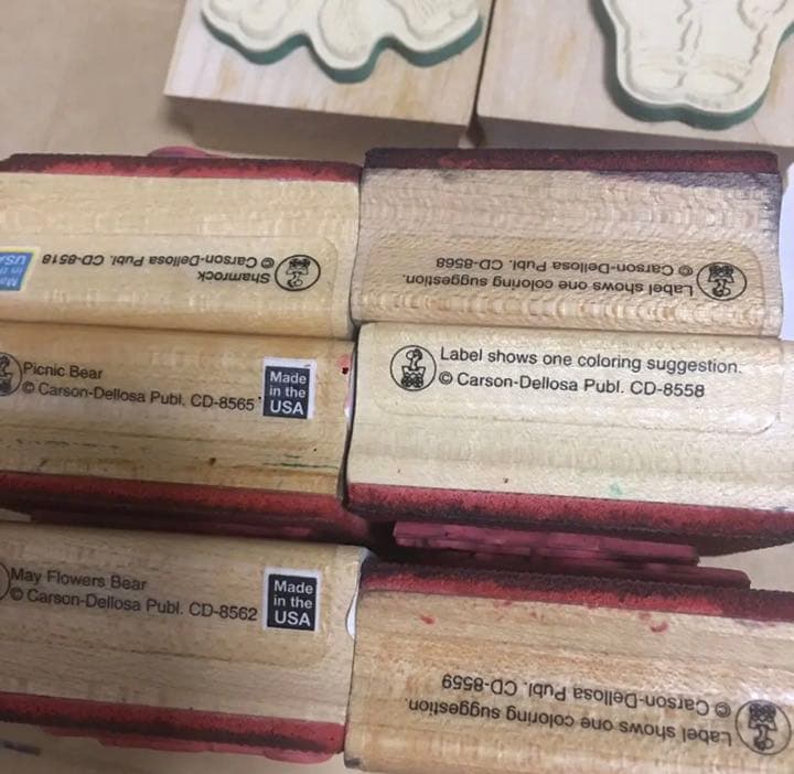 ヴィンテージスタンプ　大量　セット　熊　くま　ベアー