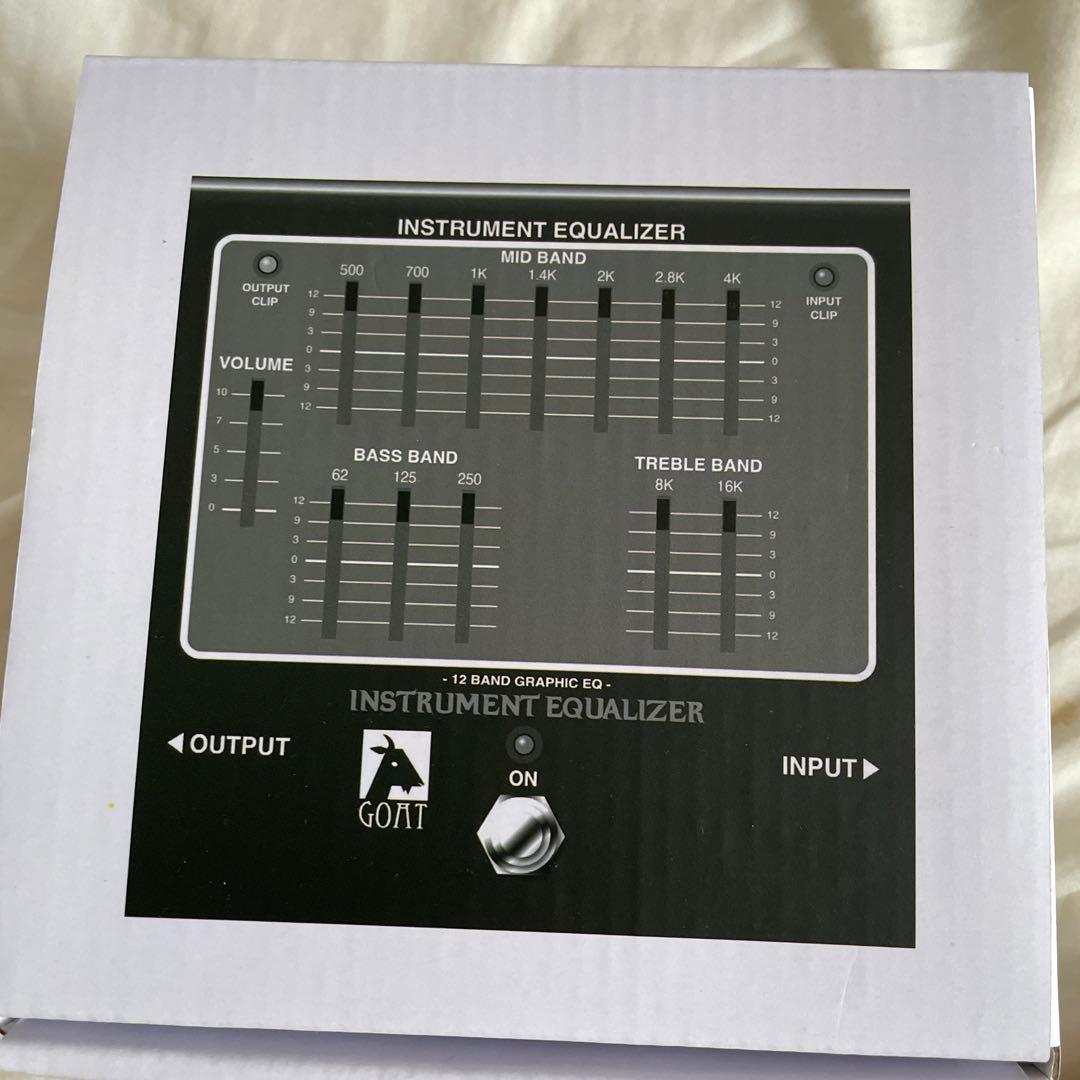 ギター goat blue instrument equalizer