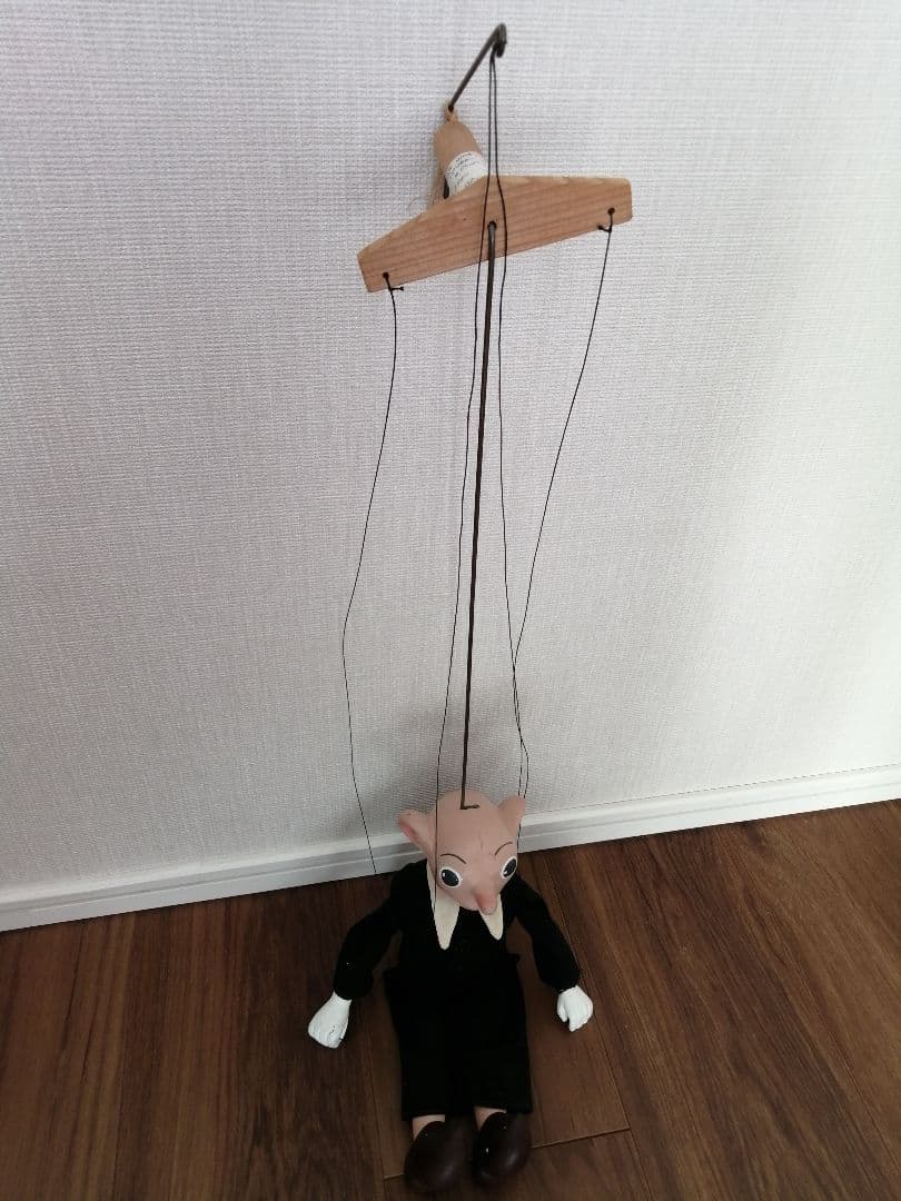 チェコ製　人形劇シュペイブル（Spejbl）の操り人形