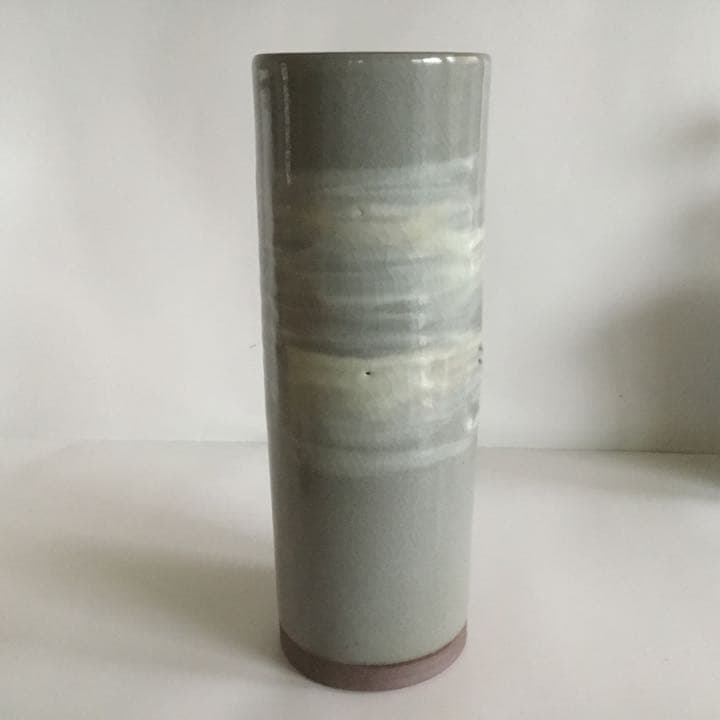 河合誓徳　花入　供箱　供布　栞付き　瑞松瓶　美品　未使用