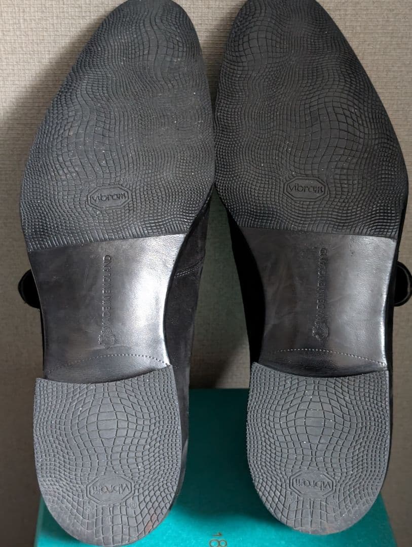 msek様用　エドワードグリーン　シングルモンク　ブラックスエード 6TROON