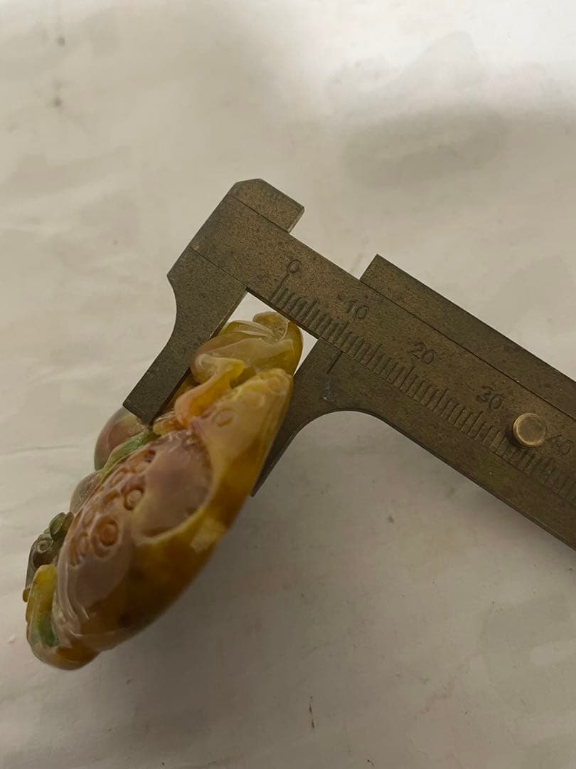 中国美術　玉石翡翠彫刻　猿