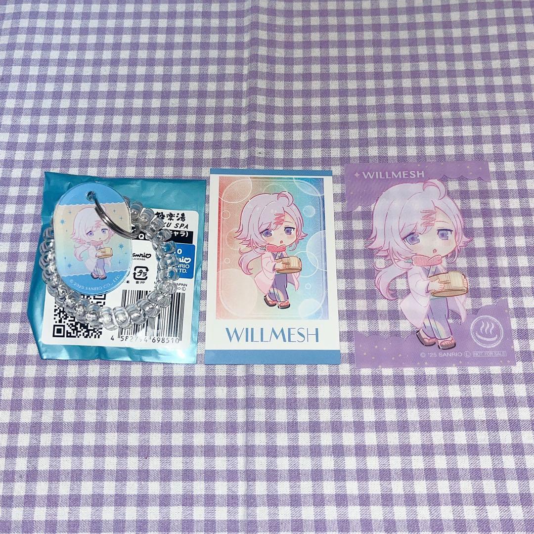 フラメモ フラガリアメモリーズ 缶バッジ 特典 ウィルメッシュ 極楽湯