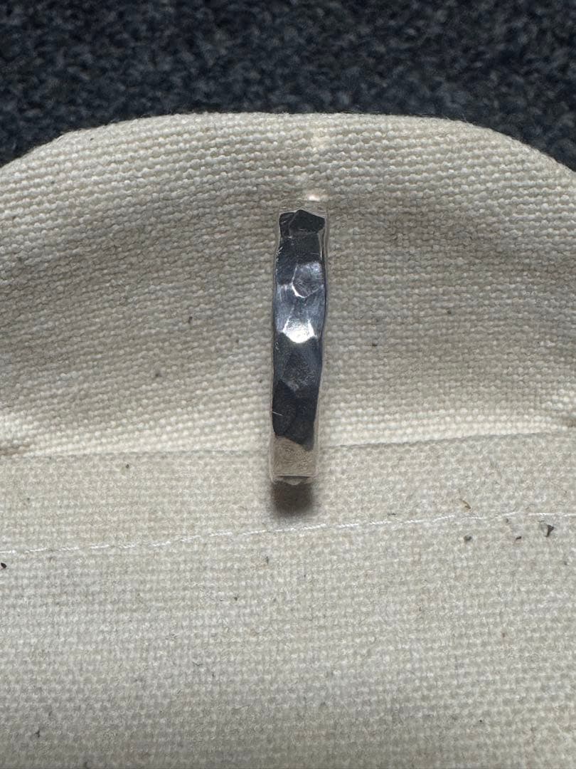 市松 シルバー リング 19号