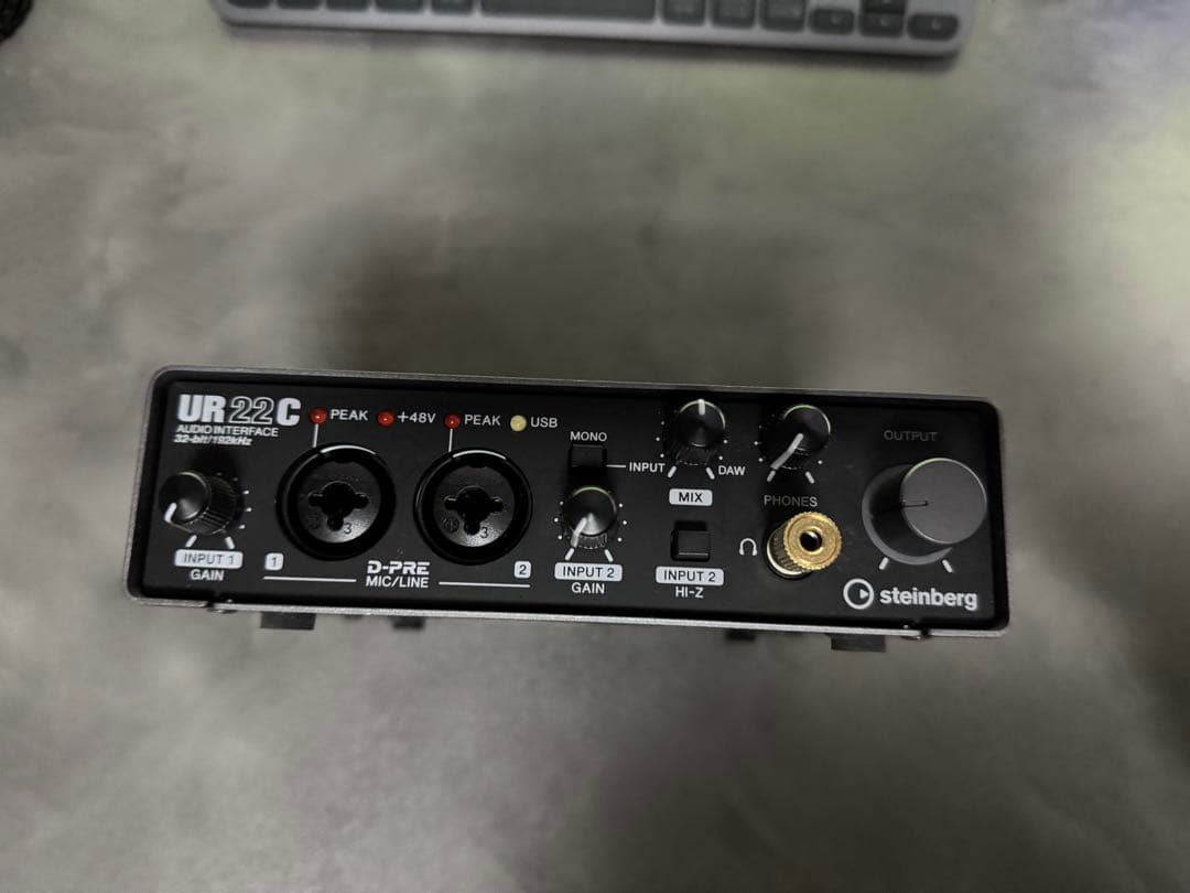 steinberg ur22c オーディオインターフェイス