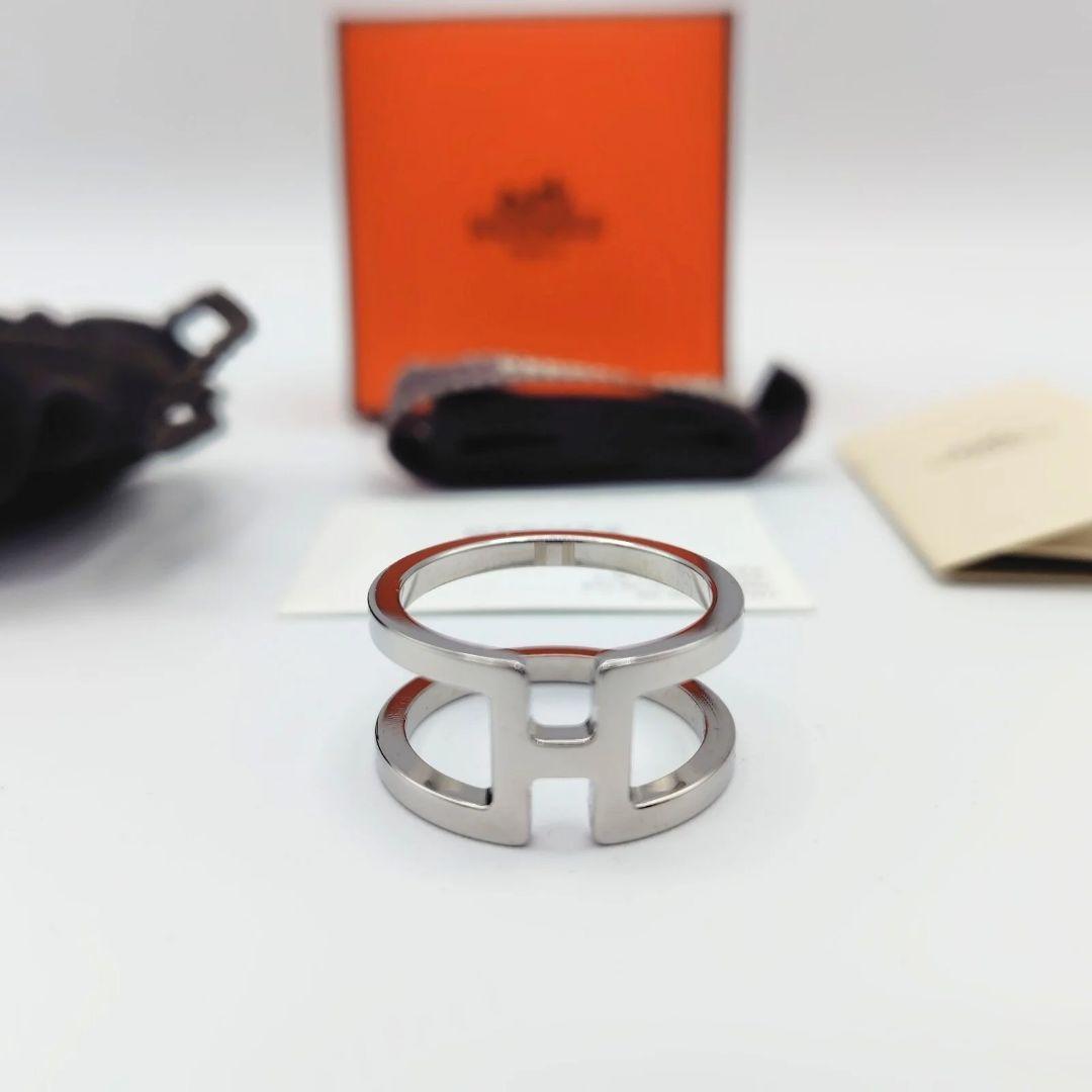 HERMES エルメス カレ90用 スカーフリング GP Hアンロン フランス