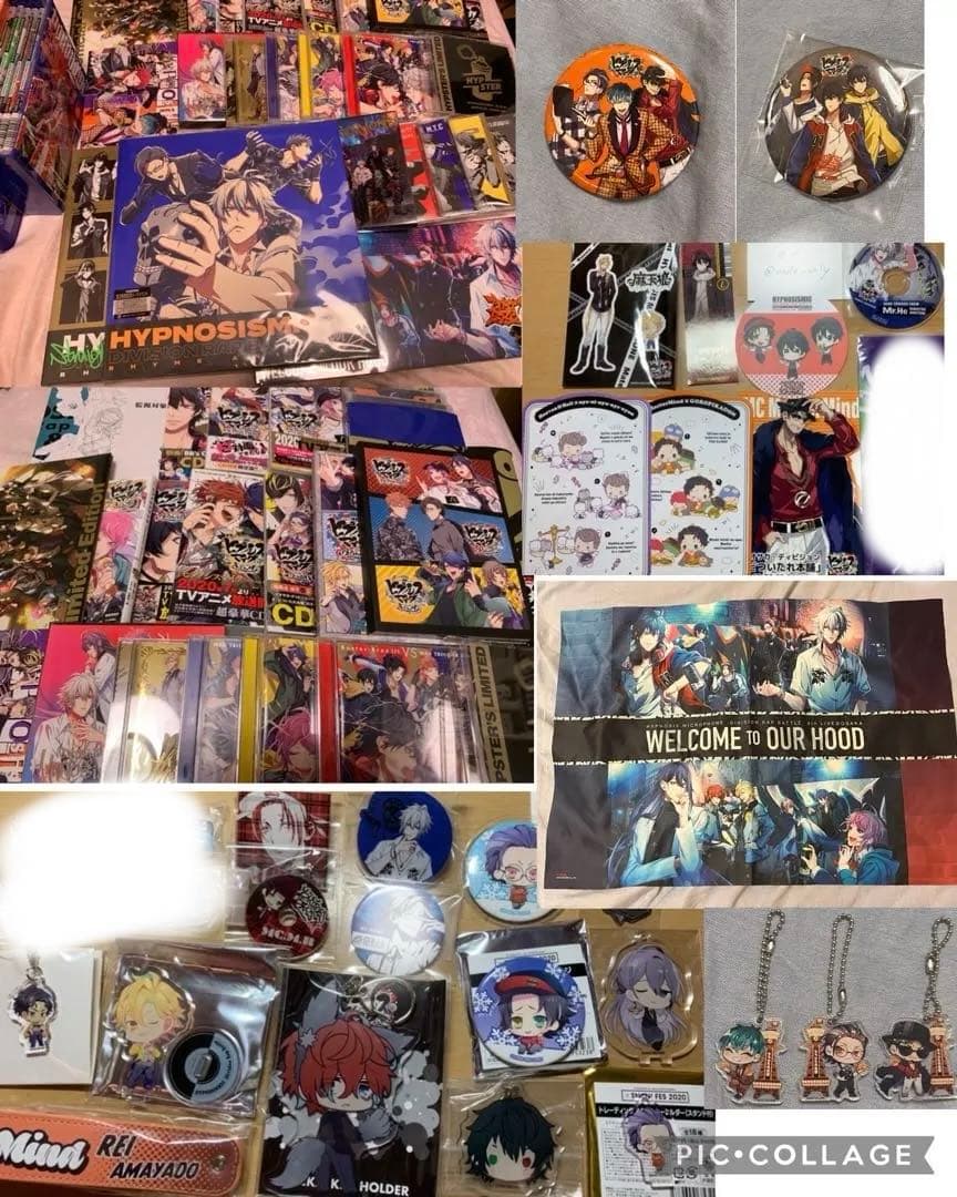 ヒプノシスマイク ヒプマイ まとめ 缶バッジ 左馬刻 銃兎 理鶯 ヨコハマ CD