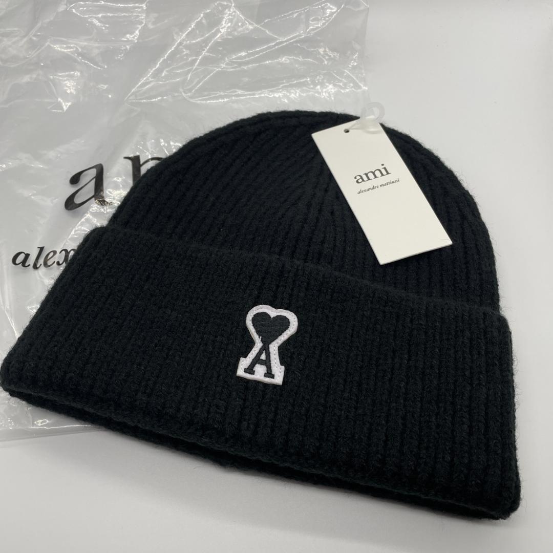 ニット帽 ビーニー 黒