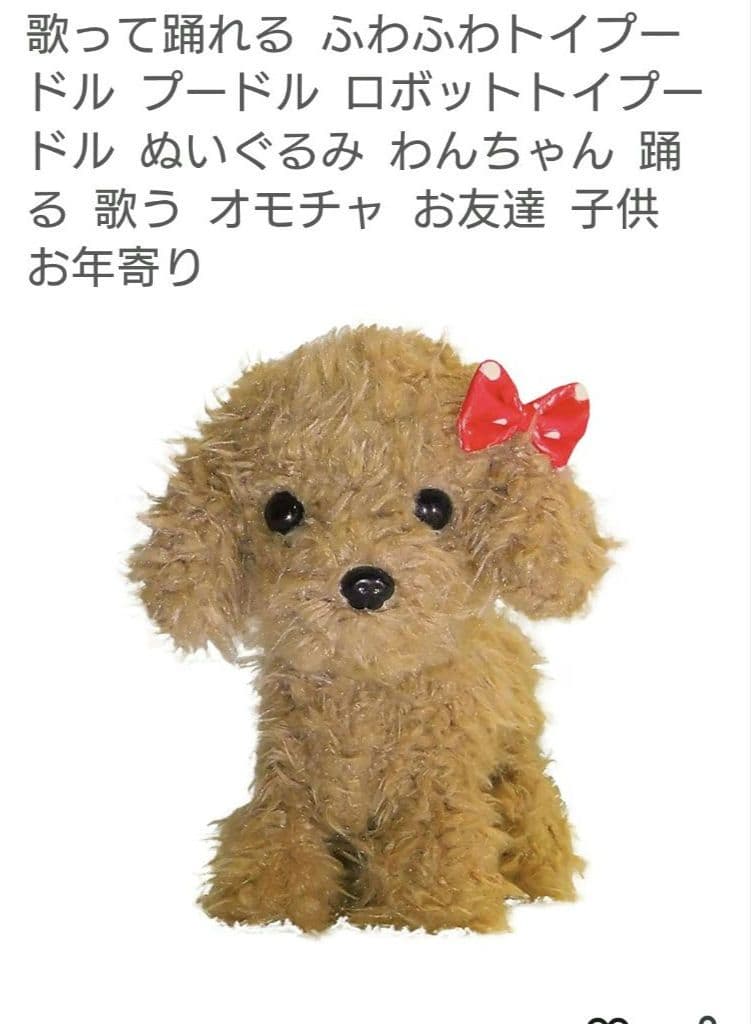 いっぱい元気におしゃべりするトイプードルがとても元気よく踊ったりもします♪