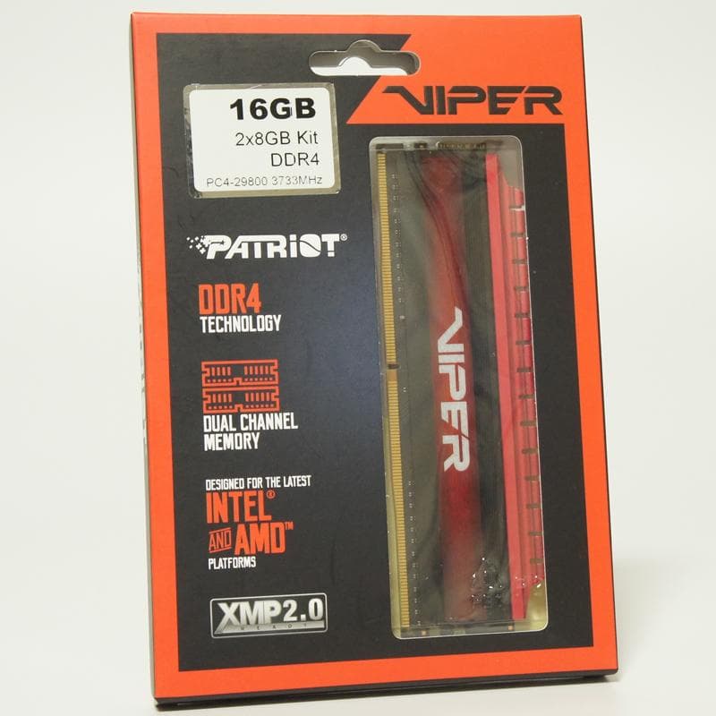 DDR4 16GBキット (2 x 8GB) PV416G373C7K 動作品