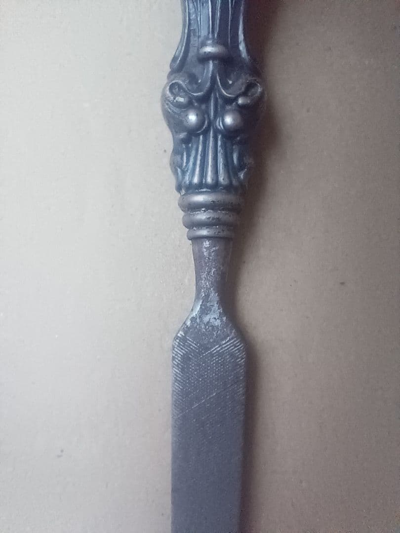 ビクトリア朝 純銀ハンドル ネイルファイル 爪やすり アンティーク 骨董品 レア