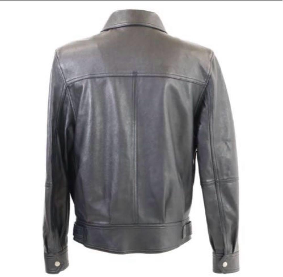 サンローラン レザージャケット（ドラム ラムスキン） サイズ 48