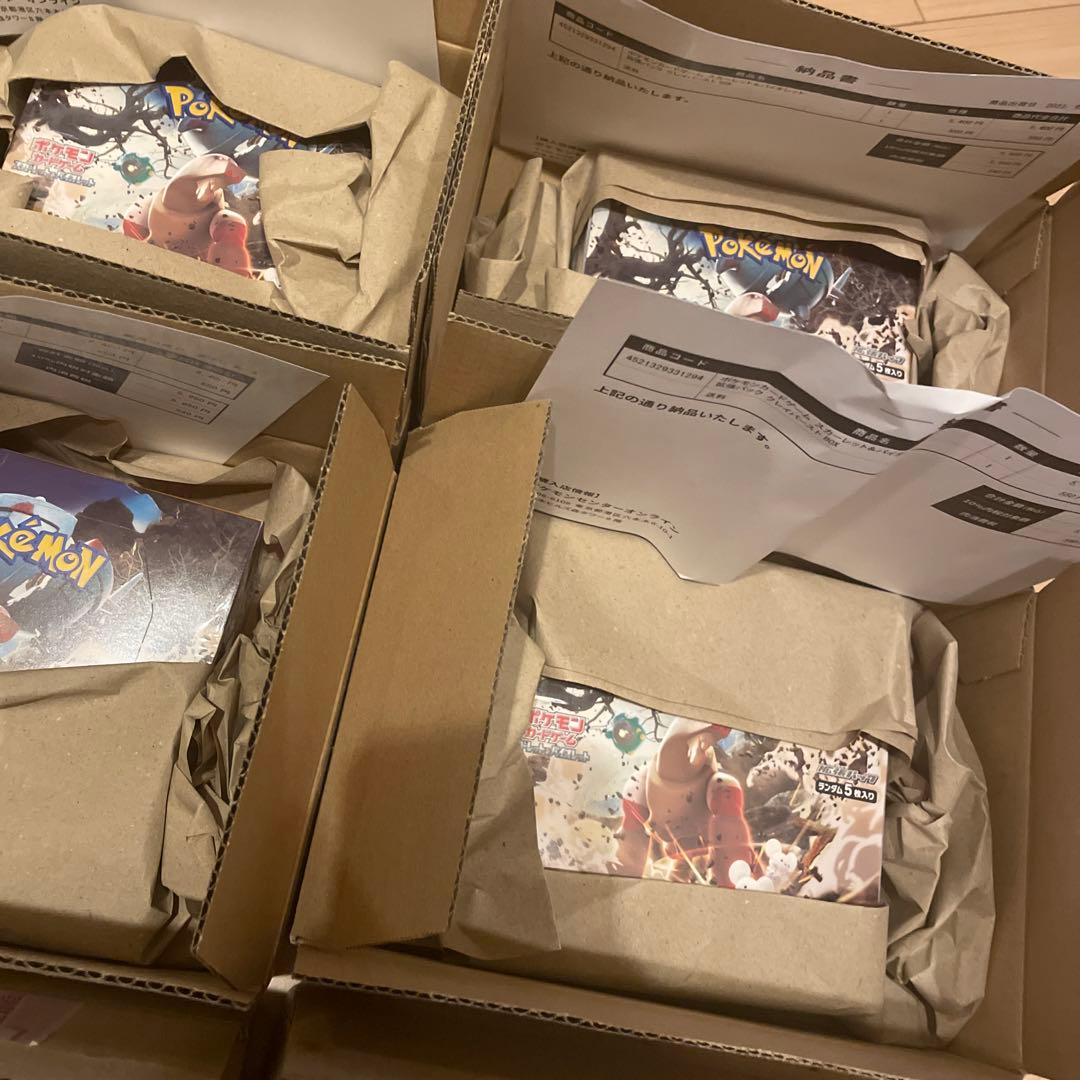 ポケモンカード　クレイバースト　シュリンク付き　7box
