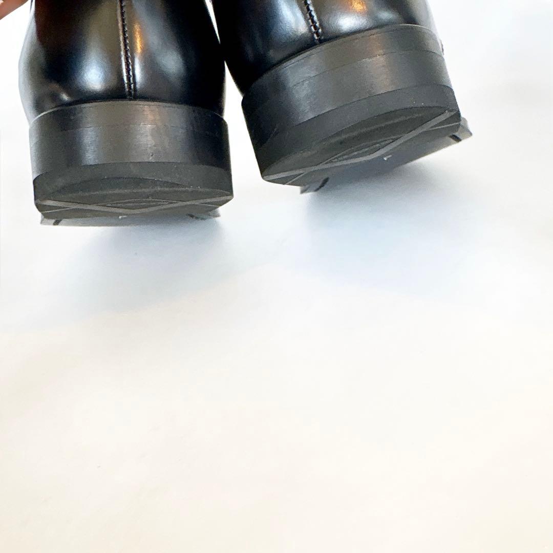 【美品】リーガル　ビジネスシューズ　810R プレーントゥ　ブラック　25