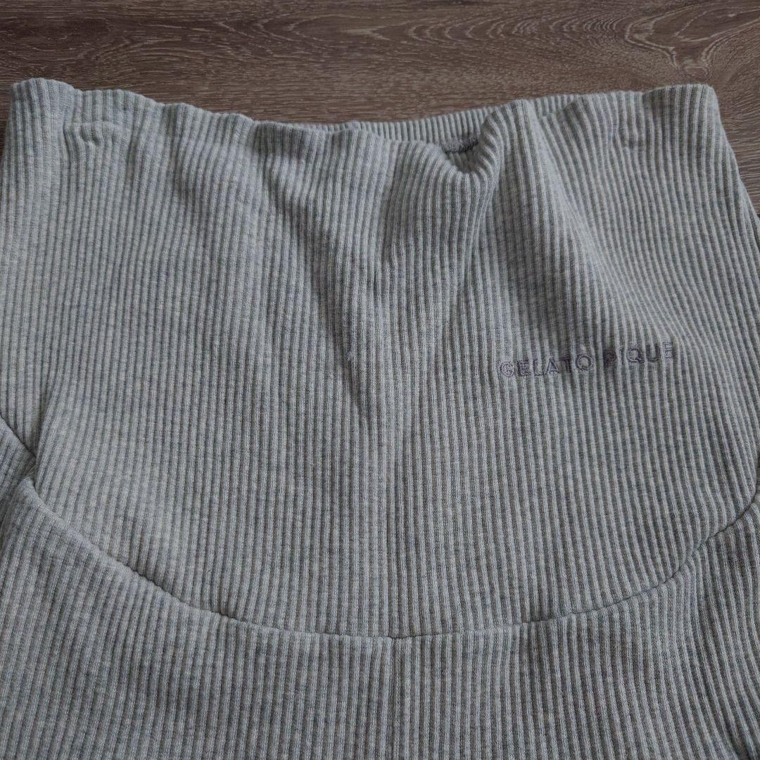 ジェラートピケ マタニティリブ セット パジャマ gelato pique