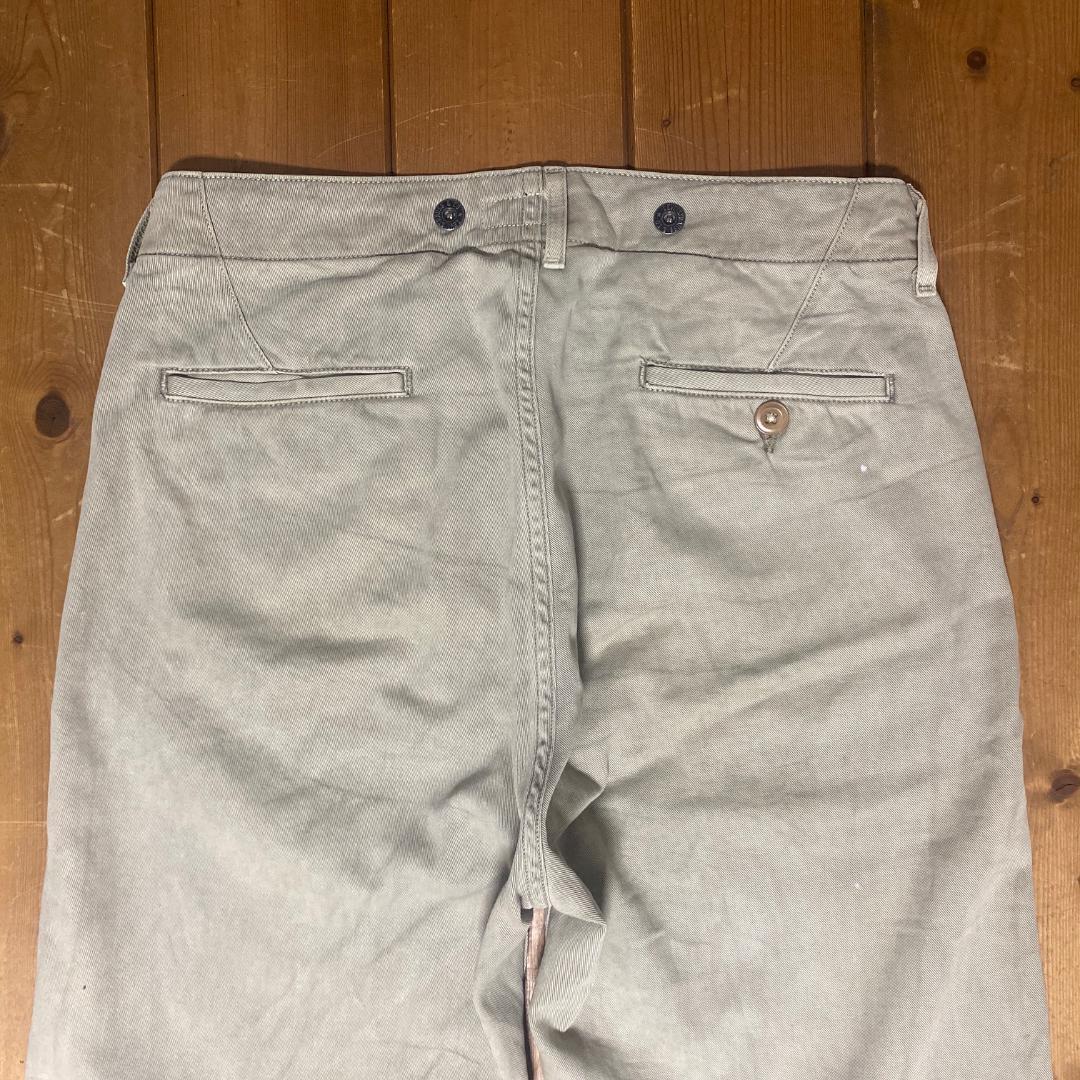 ジョニーデップ着用 リーバイス LVC 20s ビンテージ加工 チノ トラウザー