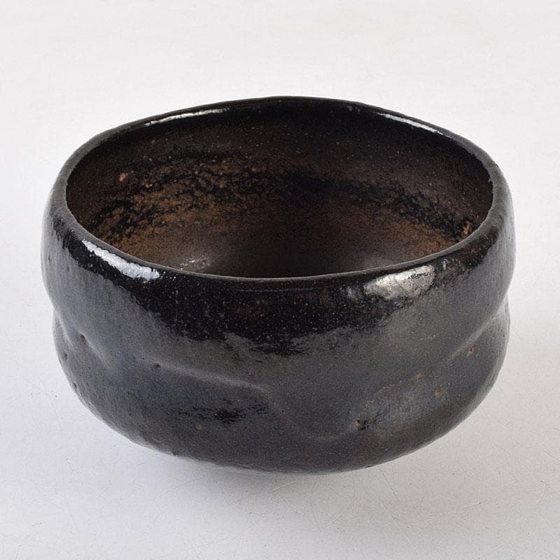 茶道具　楽吉左衛門　黒楽茶碗　共箱　M　R9210
