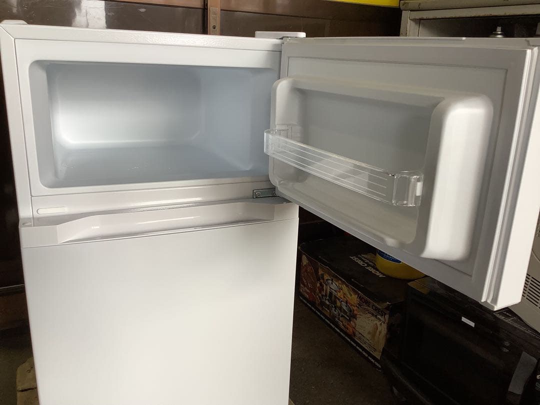 アイリスオーヤマ 2ドア冷蔵庫 PRC-B092D-W 87L 2020年製