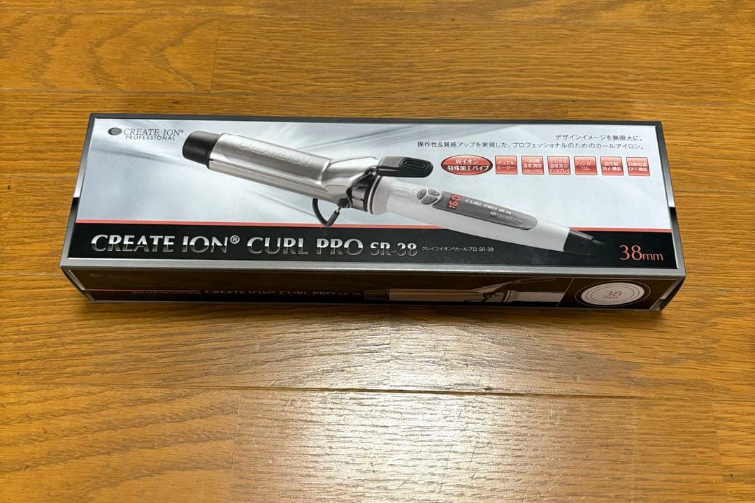 【新品未使用】クレイツ カールアイロン 38mm