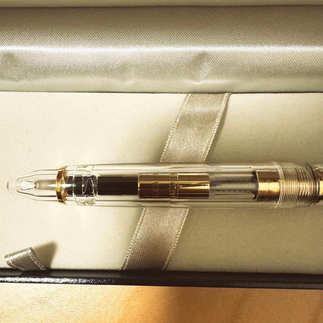 プロフィット21 M（中字）セーラー万年筆 透明　デモンストレーター　21金
