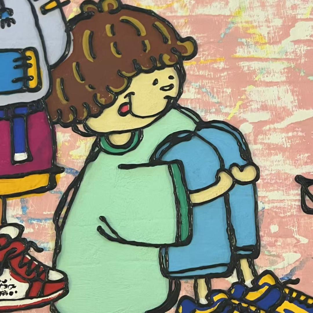 Foomiy 絵画 原画 「Chop chip」アート