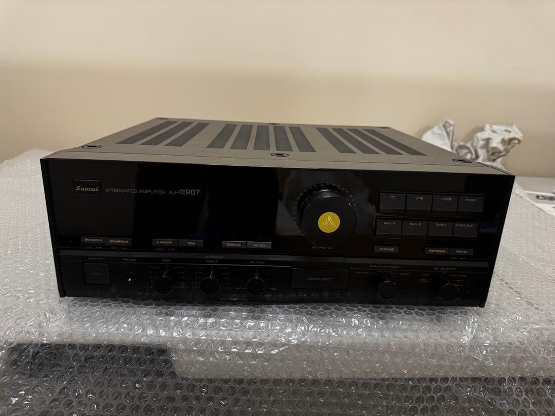 OH済み Sansui AU-907 AVアンプ 黒　専用箱付き※手渡し可品川区