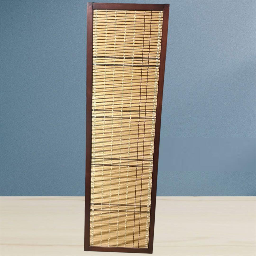 和風 4連竹すだれ衝立 150cmヴィンテージ パーテーション 和モダン レトロ