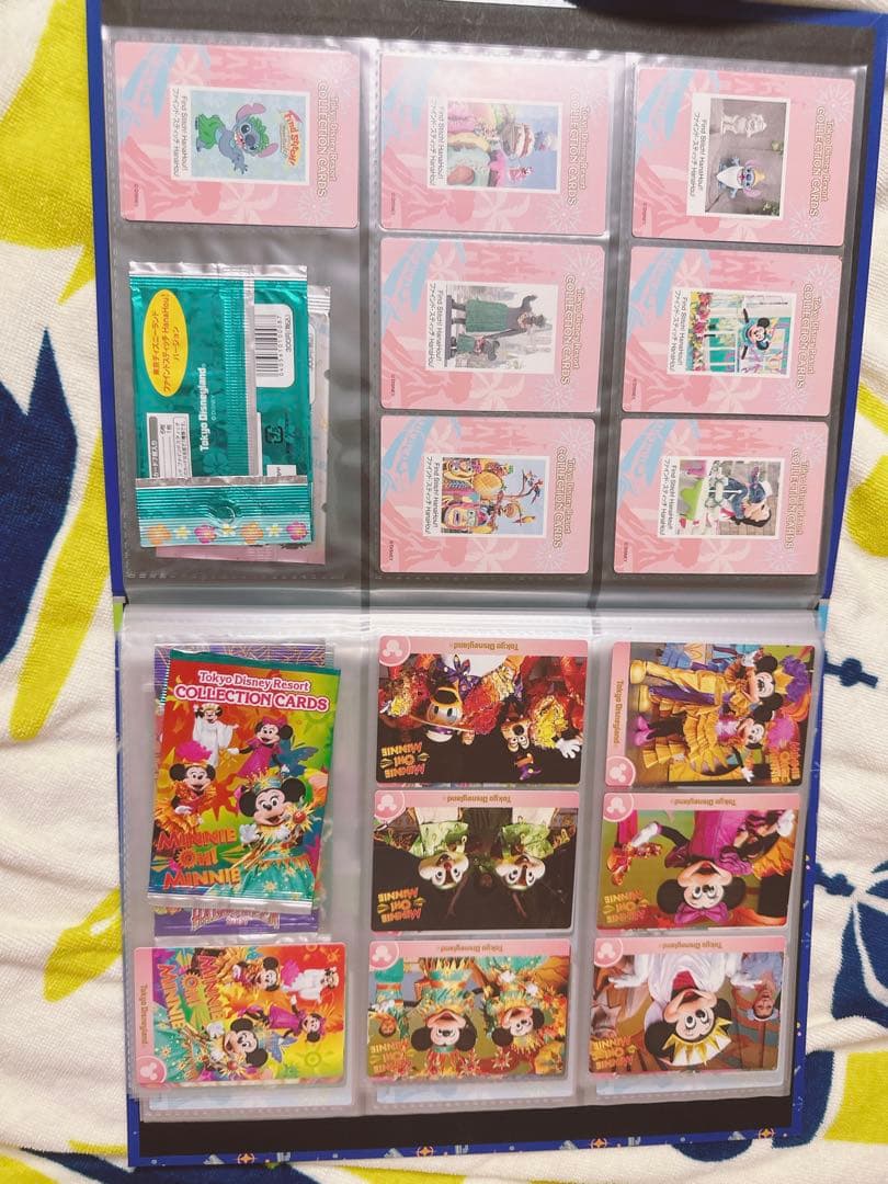 ディズニー ランド シー トレーディング カード フォルダ コレクションアルバム
