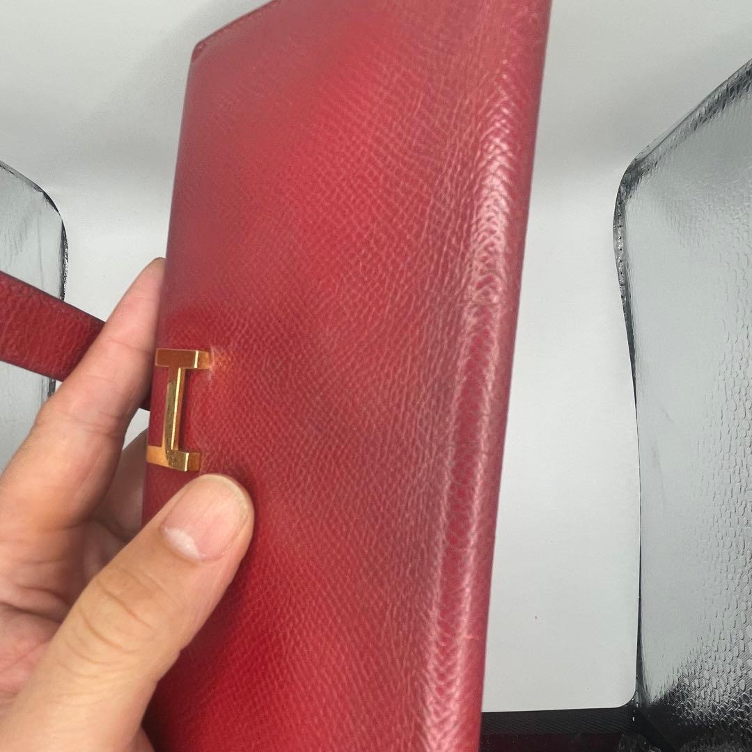 HERMESエルメス べアンクラシック二つ折り長財布　C刻印
