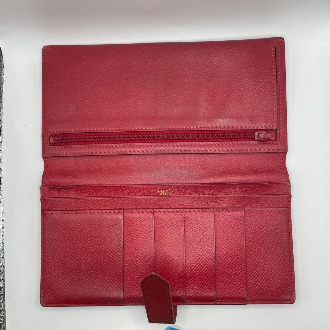 HERMESエルメス べアンクラシック二つ折り長財布　C刻印