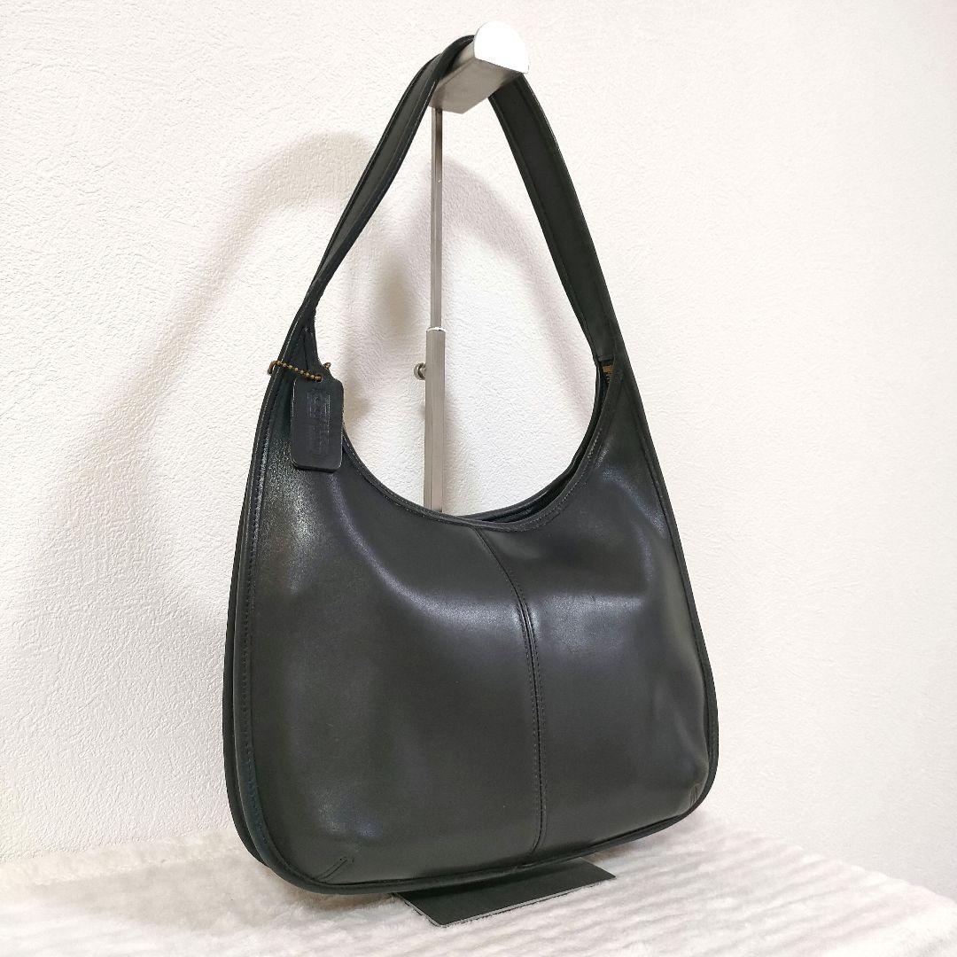 【美品】COACH オールドコーチ 9025 黒 USA製 グラブタンレザー