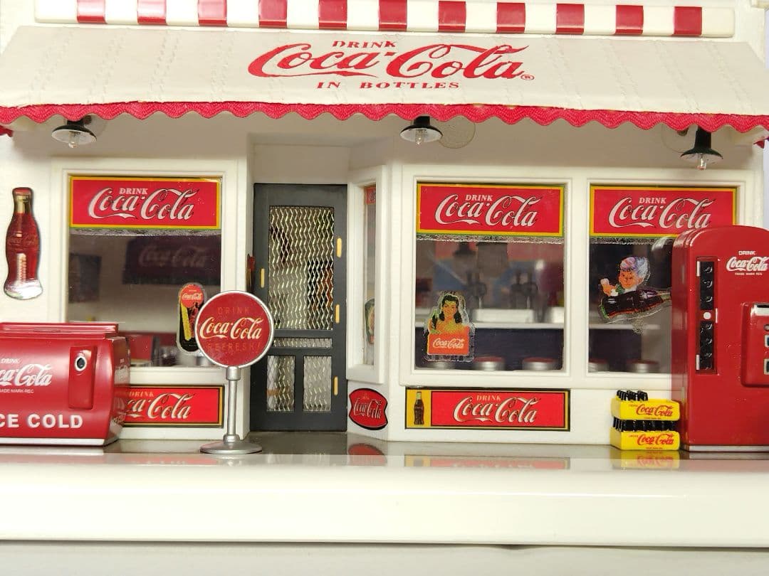 【✿逸品】ダンバリーミント　コカコーラショップ 50‘ダイナー ジオラマ