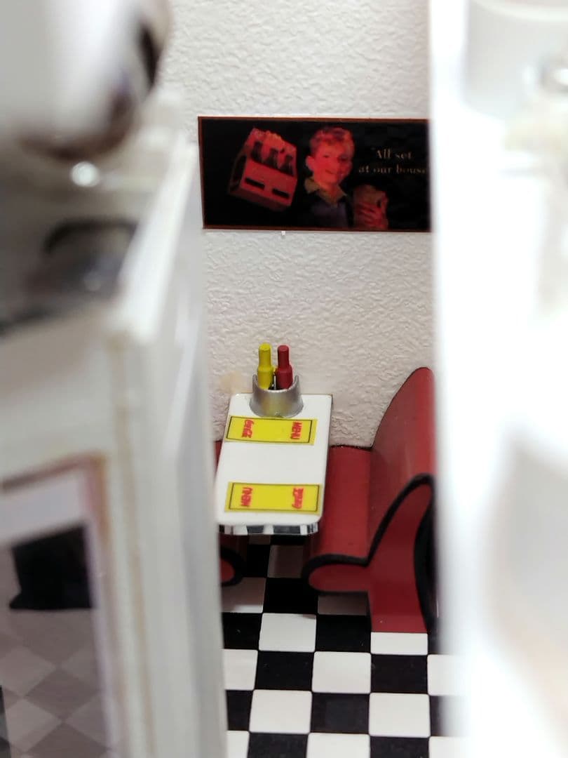 【✿逸品】ダンバリーミント　コカコーラショップ 50‘ダイナー ジオラマ