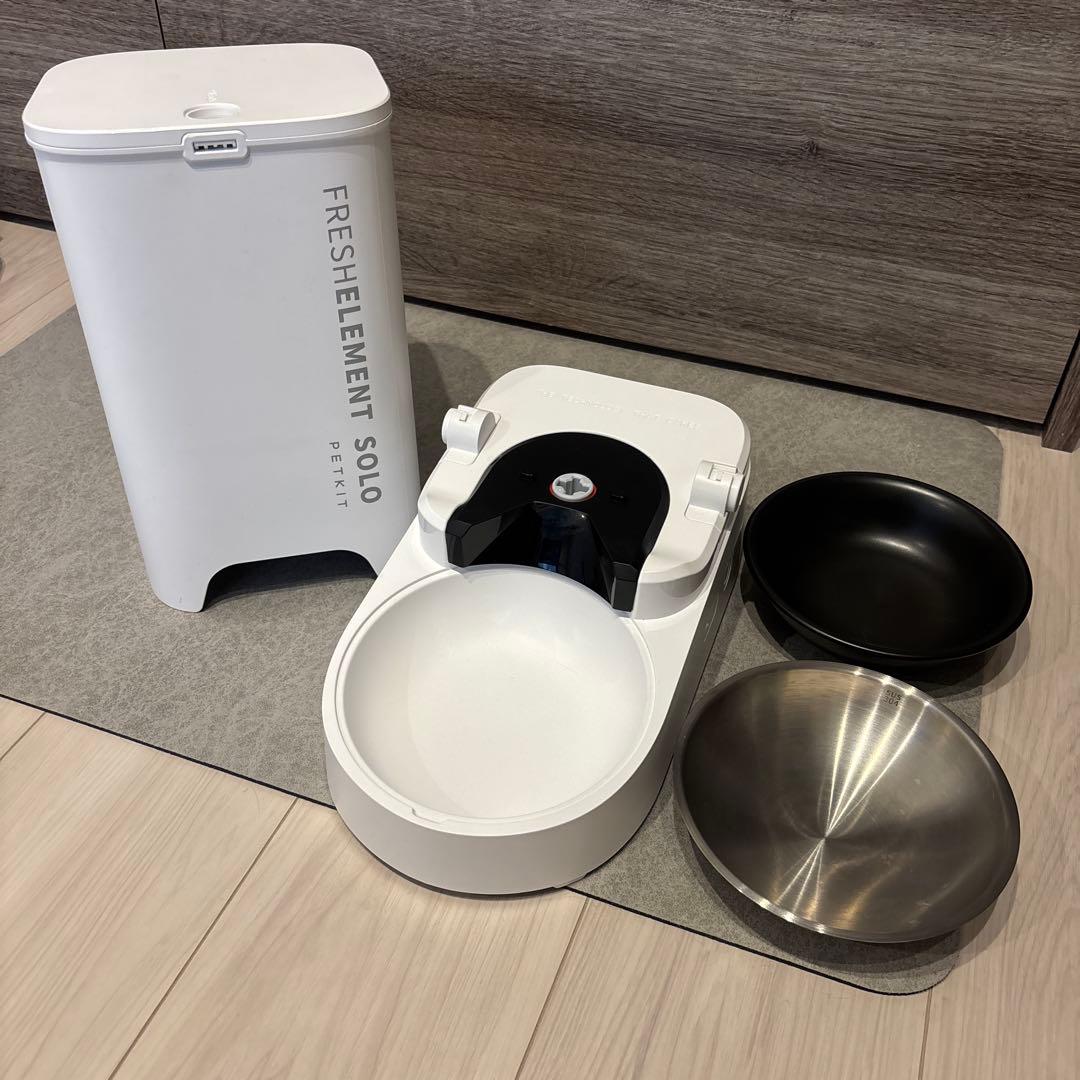 【乾燥剤付き】PETKIT FRESHELEMENT SOLO 自動給餌器
