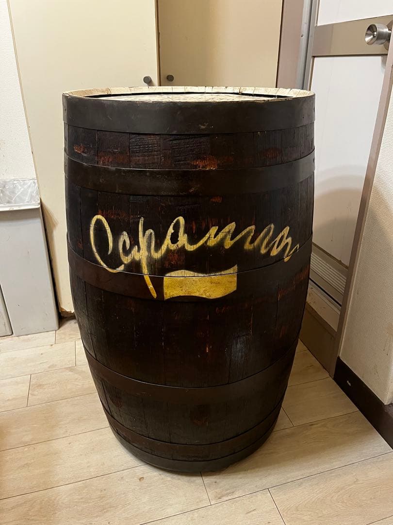 白州ウィスキー樽本体　キャスター付き