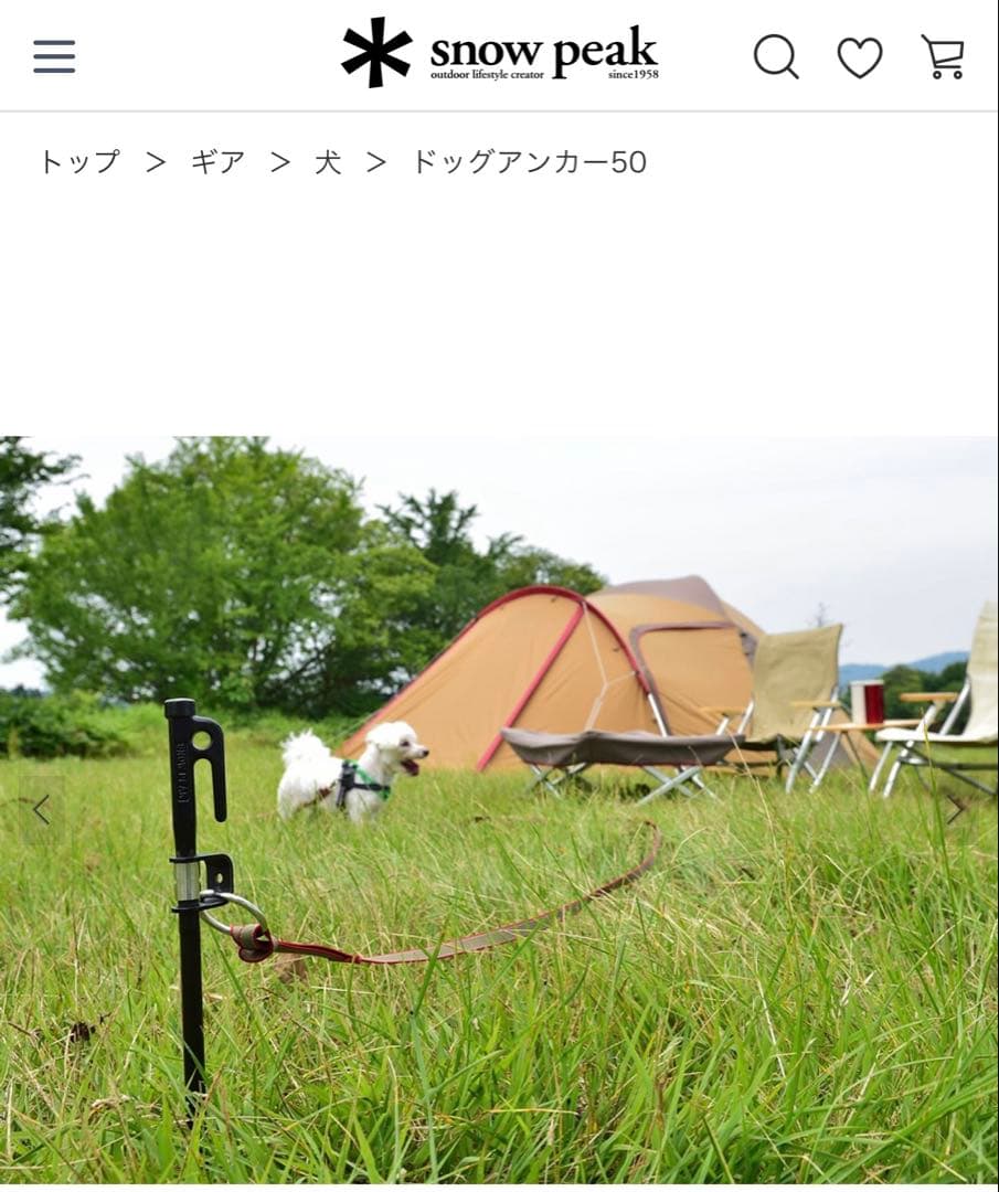 スノーピーク ドックアンカー50