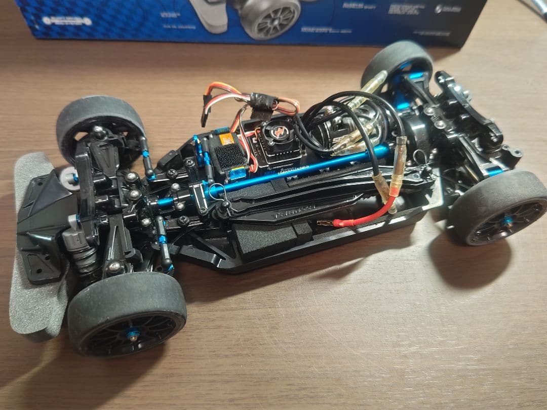 TAMIYA ラジコン TT-02R シャーシ メカ一式 ボディ付き