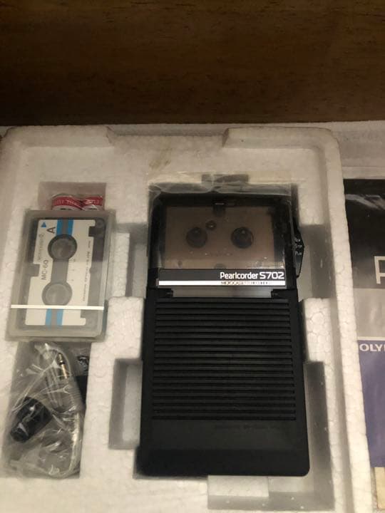 オリンパス　テープレコーダー新品　蔵出し品　レトロ値下げです。