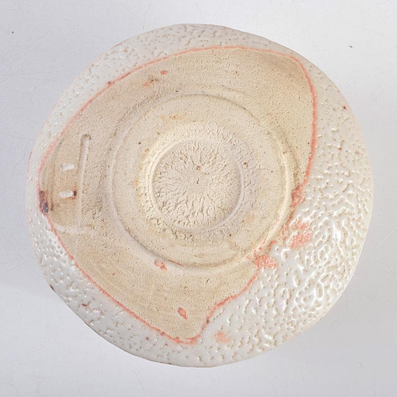 茶道具　人間国宝　荒川豊蔵作　絵志野　茶碗　銘二人静　鵬雲斎極め箱　MR9320