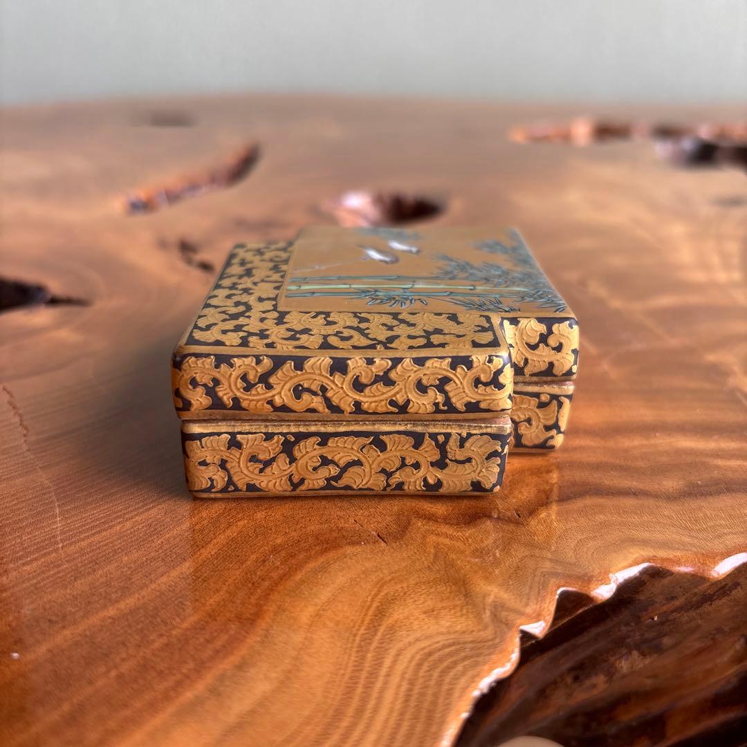 九谷焼 香合 清水翠東作 茶道具 共箱